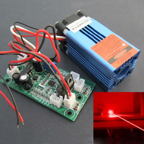 635nm/638nm 300mw~500mw Orange Red laser module Dot/TTL modulation/ Cheap